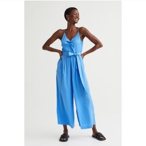 NWT H&M V-neck Satin Jumpsuit